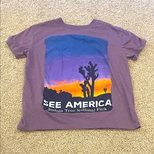Creative Action Network Purple Graphic Tee